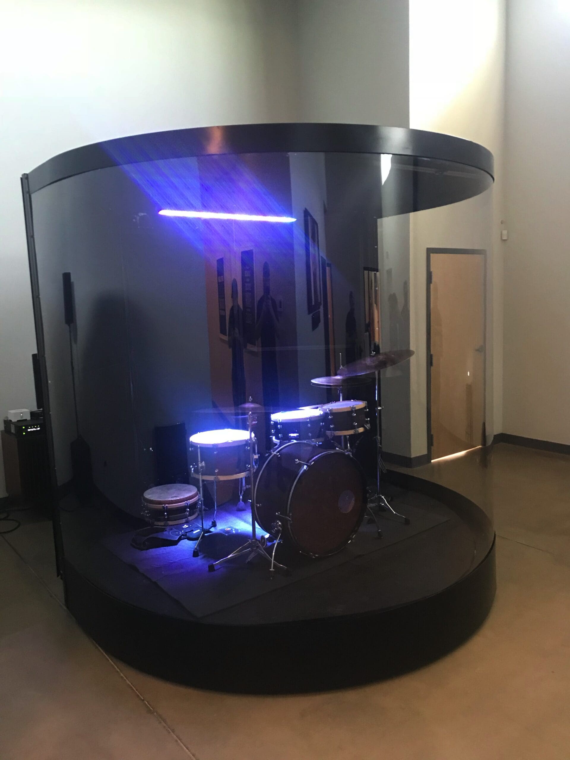 Goplin Enclosures – Drum Enclosures  Cages for Churches and Live Recording